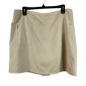 IZOD Womens Golf X-TRA Dry Sz 16 Skort Tan/Beige/Khaki